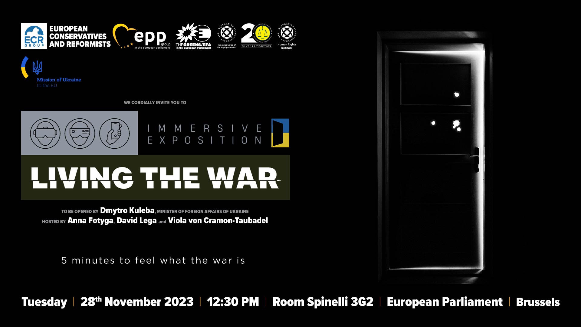Event Living in the War An immersive experience // ECR Group