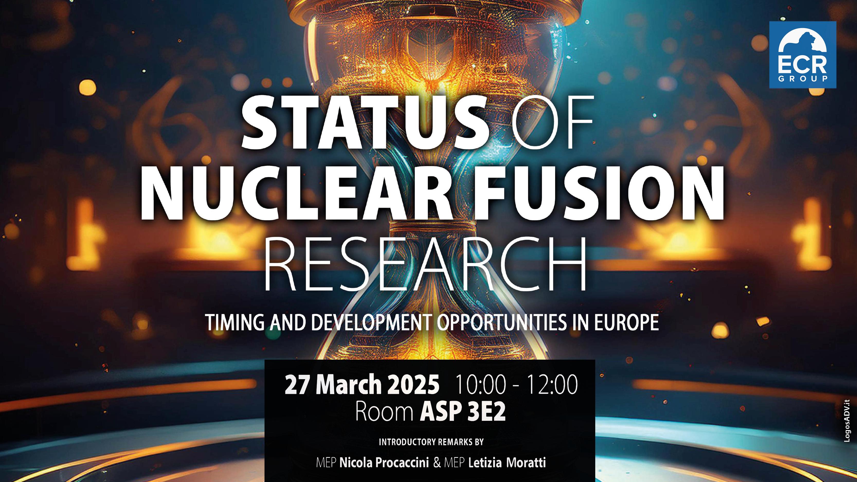 Event: Status of Nuclear Fusion Research - Timing and development ...
